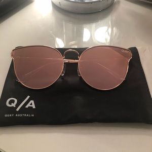 Quay All My Love Sunglasses Rose Pink